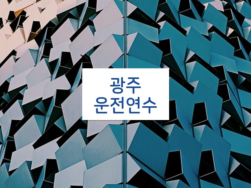 광주운전연수 후기