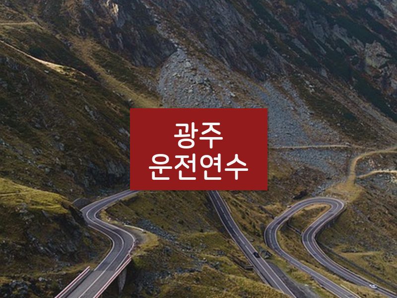 광주운전연수 후기