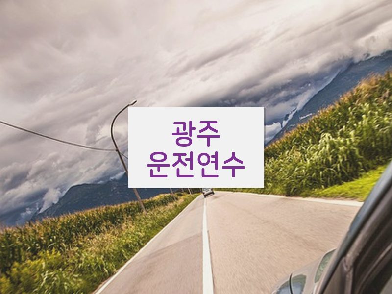 광주운전연수 후기