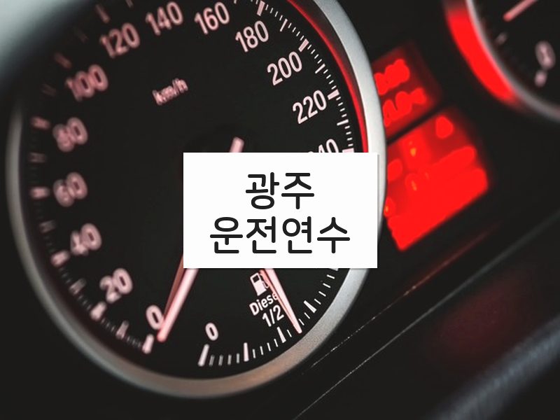 광주운전연수 후기