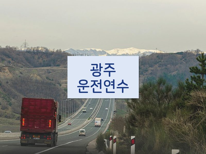 광주운전연수 후기