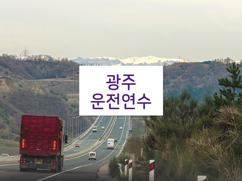 광주운전연수 후기