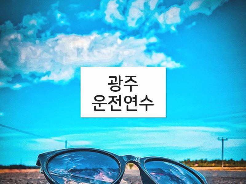 광주운전연수 후기