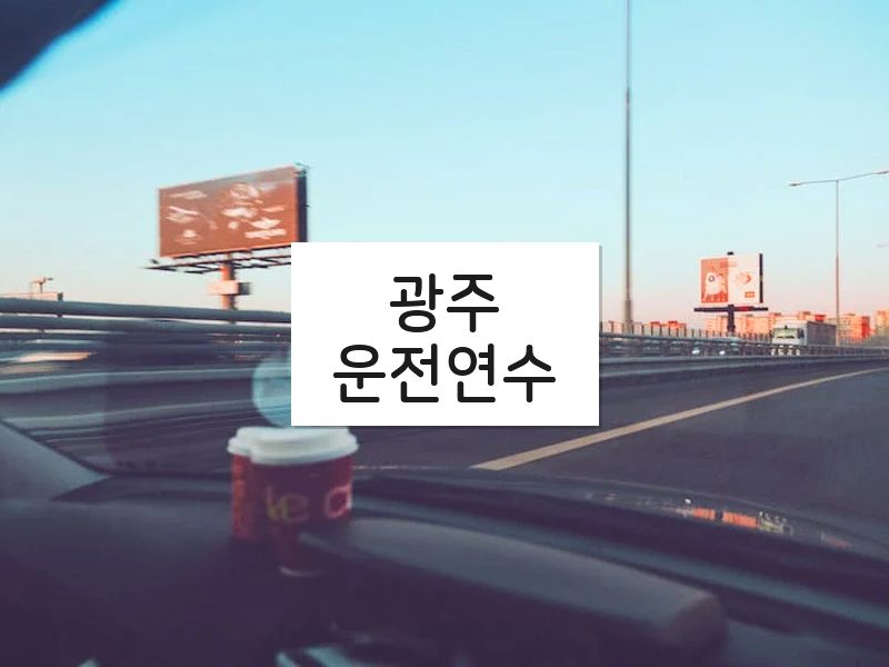광주운전연수 후기