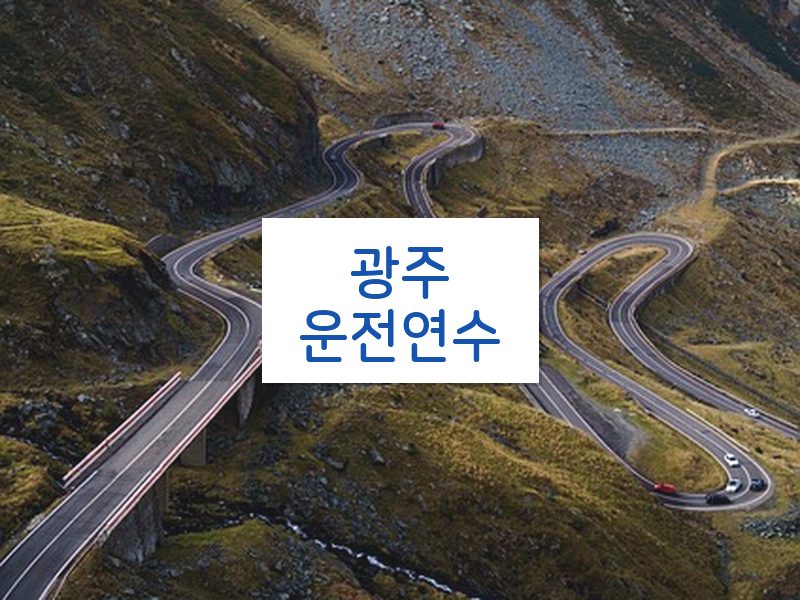 광주운전연수 후기