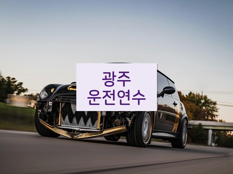 광주운전연수 후기