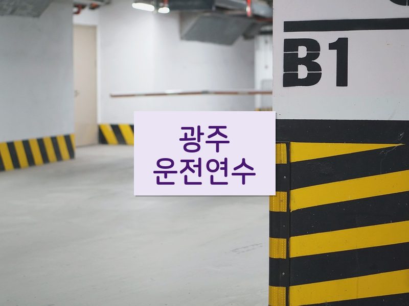 광주운전연수 후기