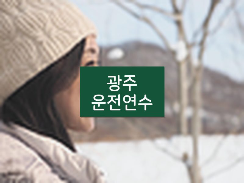 광주운전연수 후기