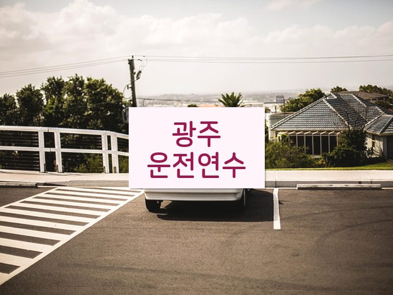 광주운전연수 후기