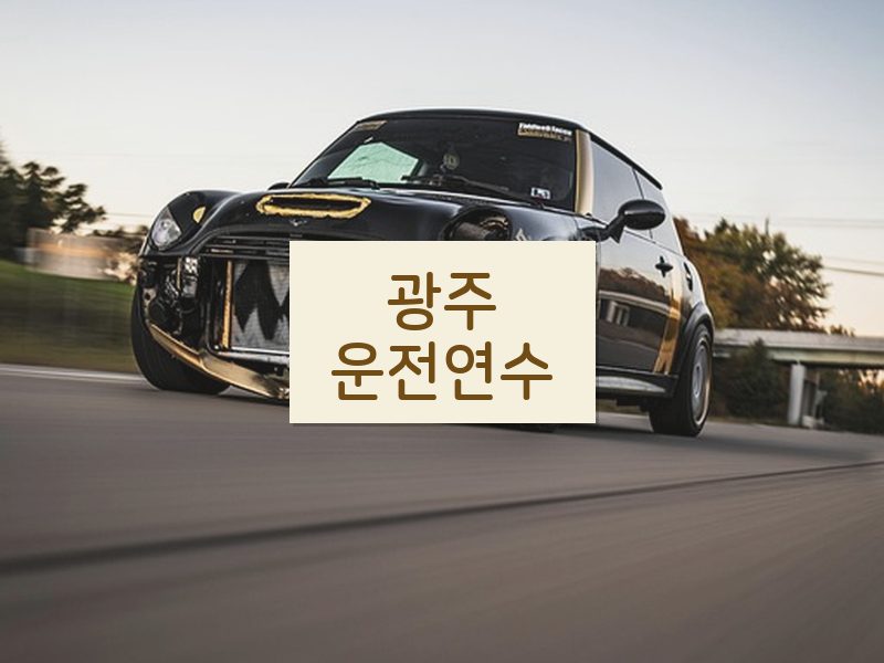 광주운전연수 후기