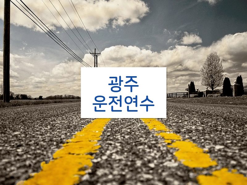 광주운전연수 후기