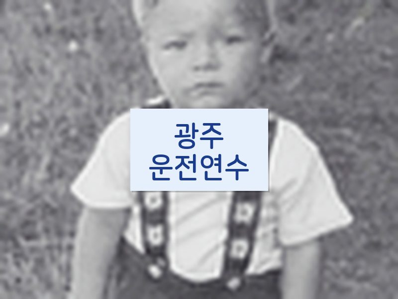 광주운전연수 후기