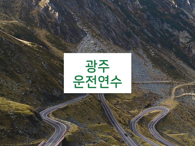 광주운전연수 후기