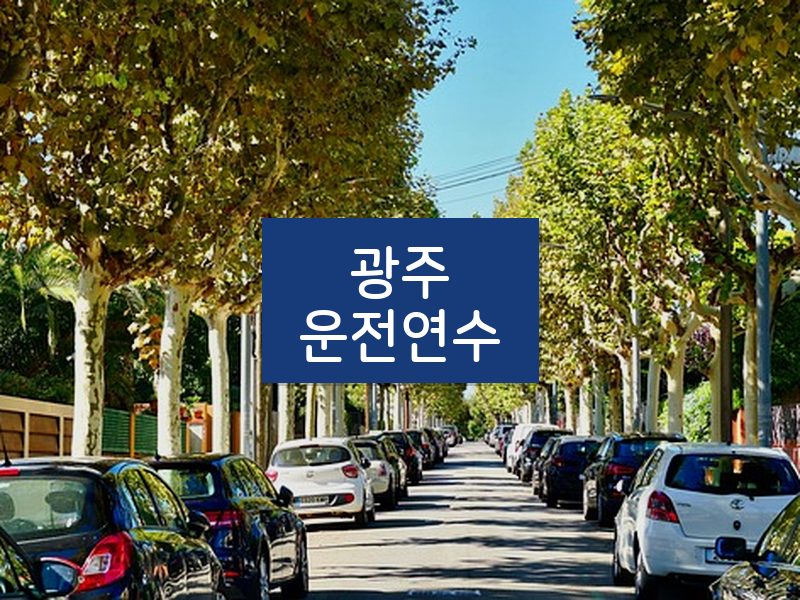 광주운전연수 후기