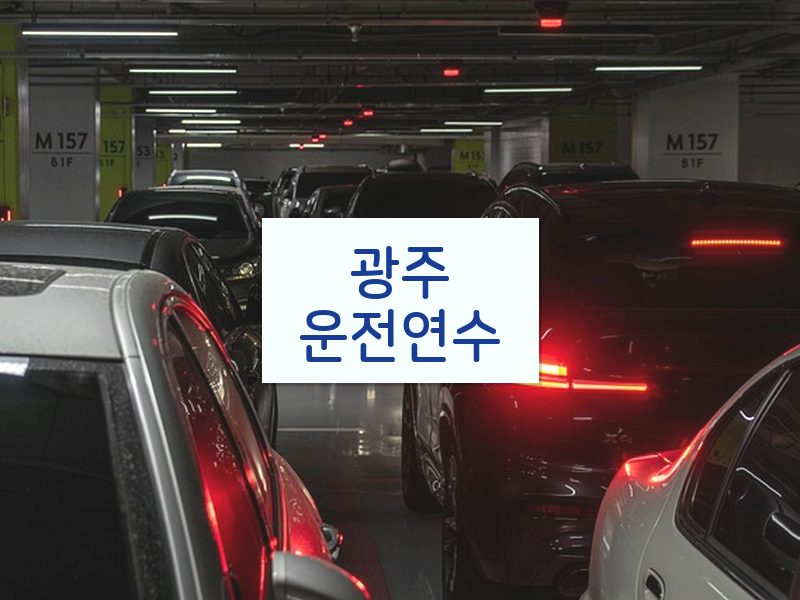 광주운전연수 후기