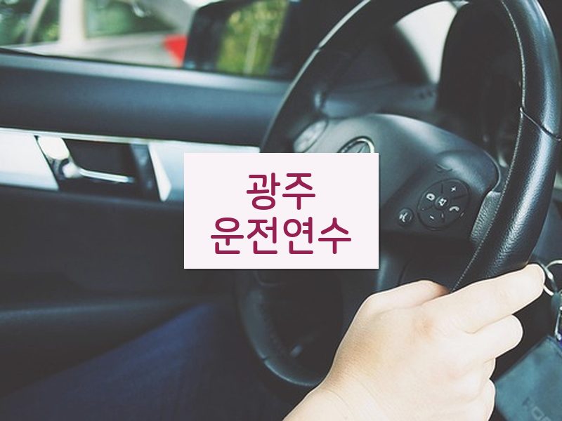 광주운전연수 후기