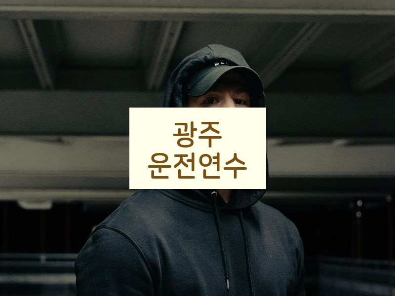 광주운전연수 후기