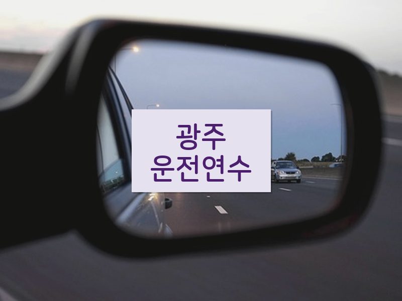 광주운전연수 후기
