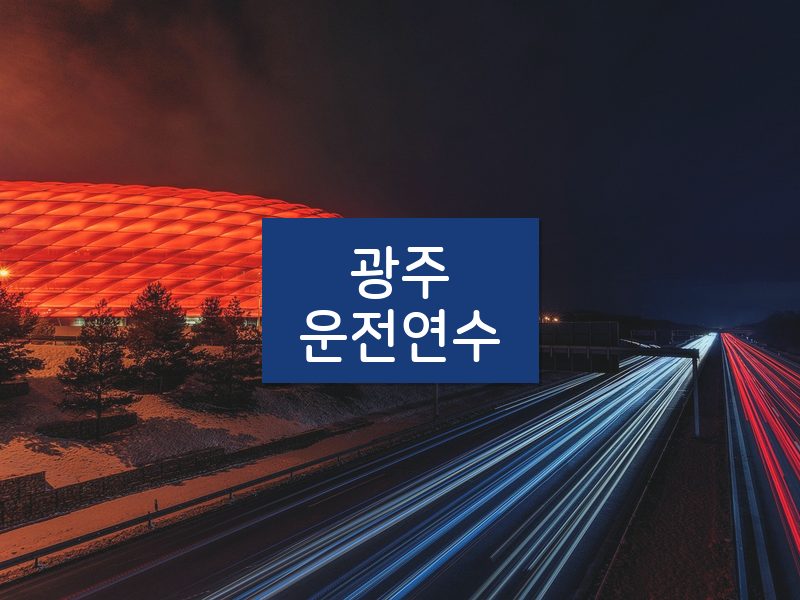 광주운전연수 후기