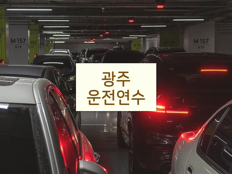 광주운전연수 후기