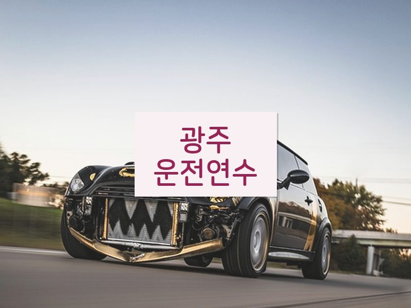 광주운전연수 후기