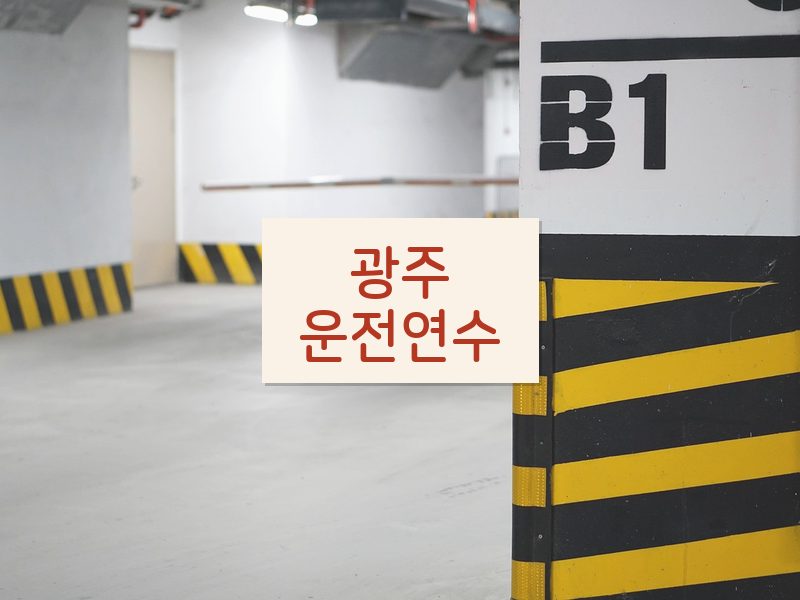 광주운전연수 후기