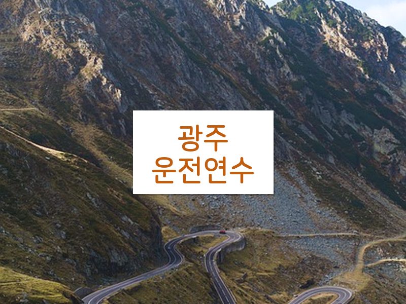 광주운전연수 후기