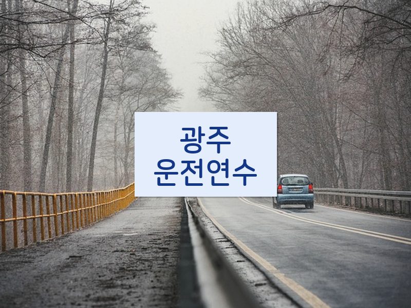 광주운전연수 후기