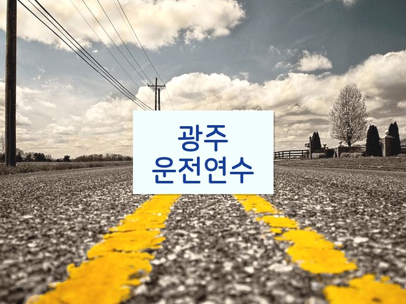 광주운전연수 후기