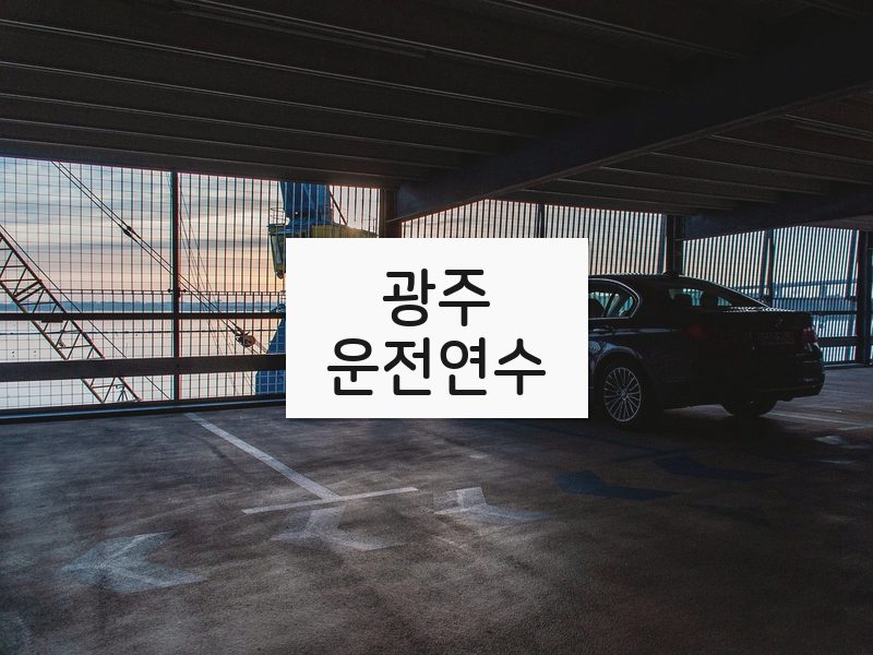 광주운전연수 후기