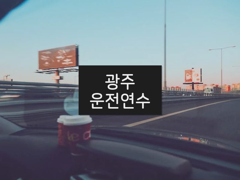 광주운전연수 후기