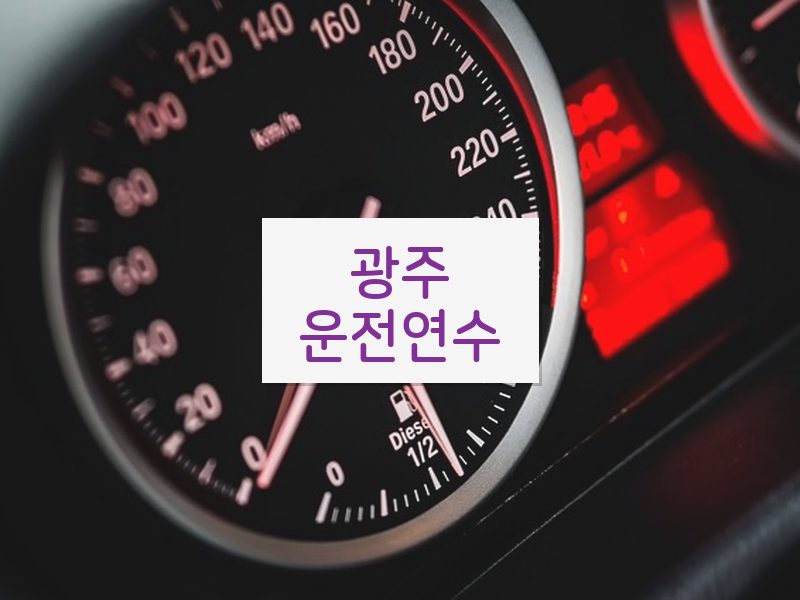 광주운전연수 후기