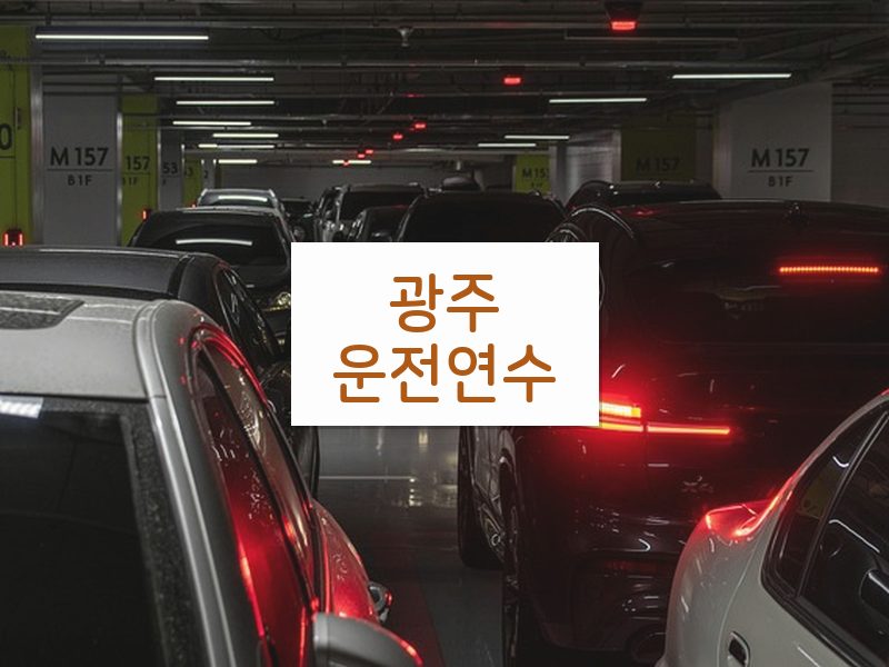 광주운전연수 후기