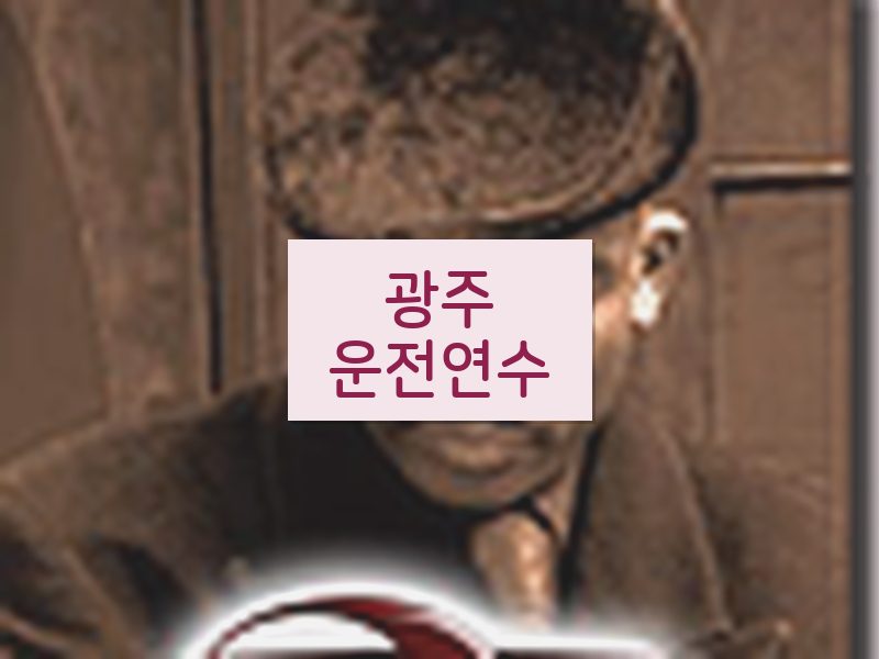 광주운전연수 후기