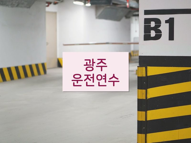 광주운전연수 후기