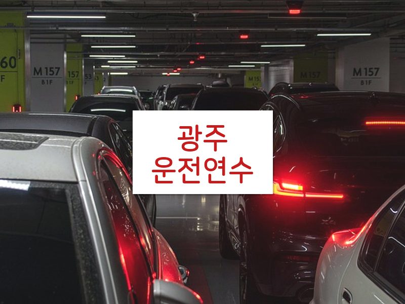 광주운전연수 후기