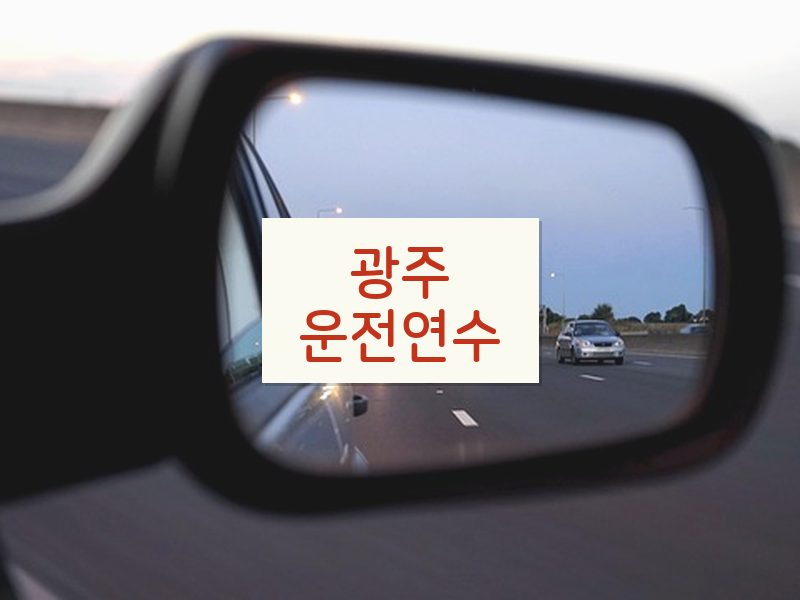 광주운전연수 후기