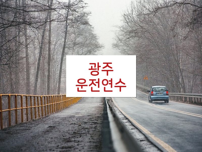 광주운전연수 후기