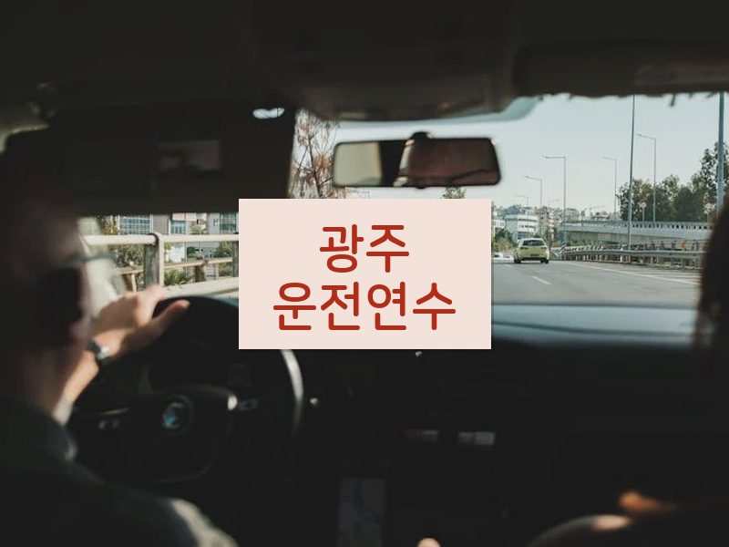 광주운전연수 후기