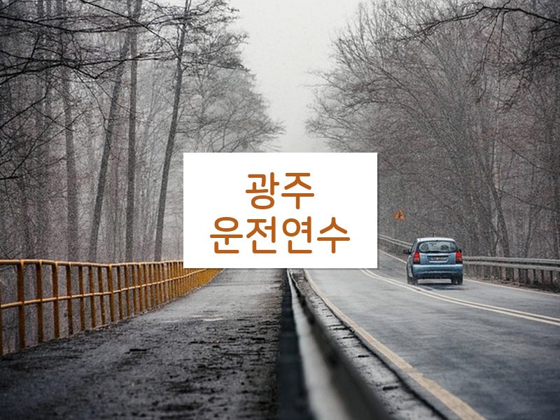 광주운전연수 후기