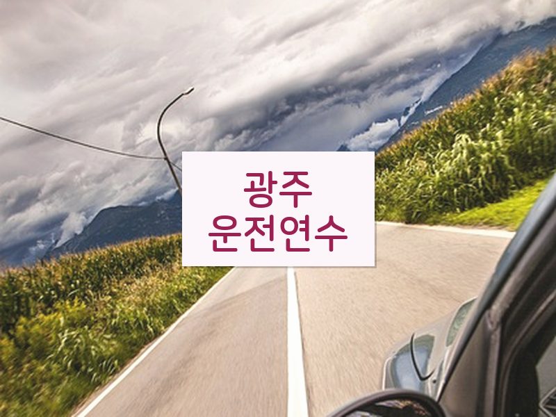 광주운전연수 후기