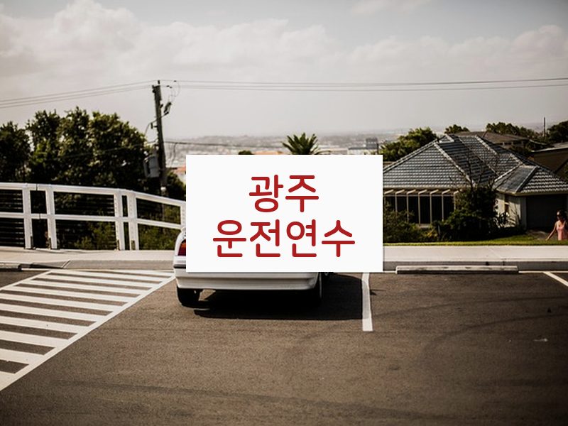 광주운전연수 후기