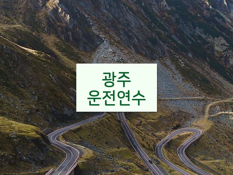 광주운전연수 후기