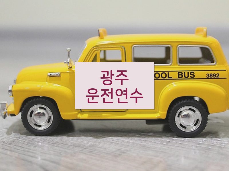 광주운전연수 후기