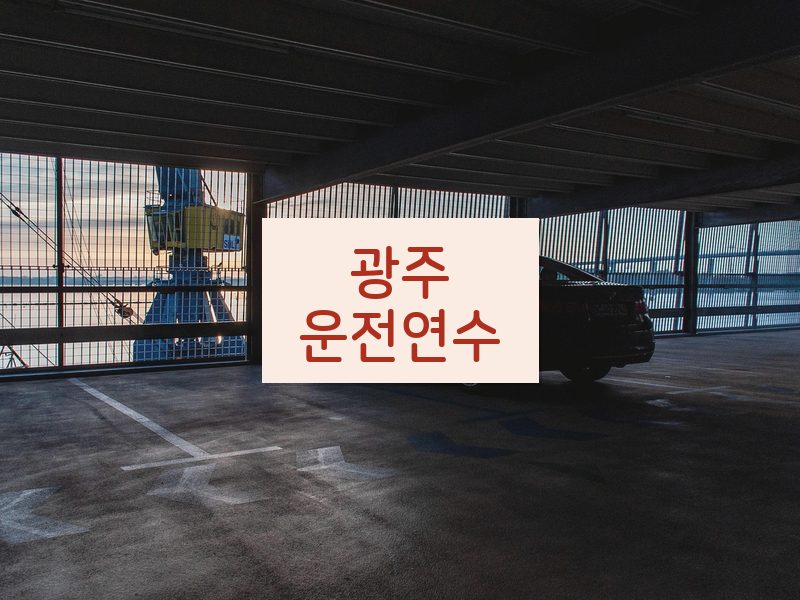 광주운전연수 후기