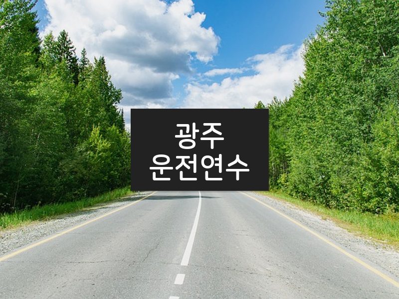 광주운전연수 후기