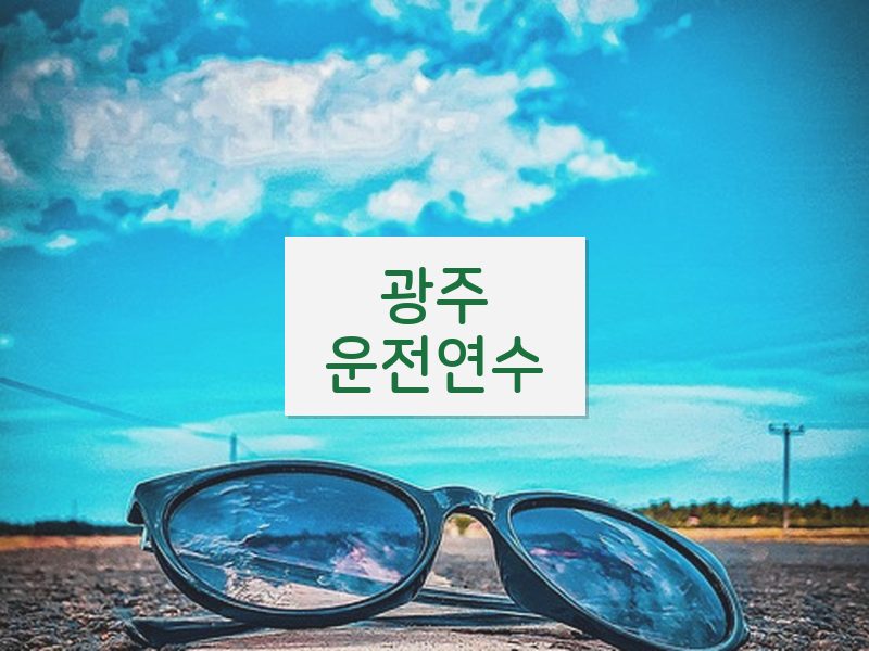 광주운전연수 후기