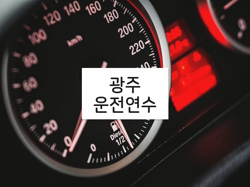 광주운전연수 후기