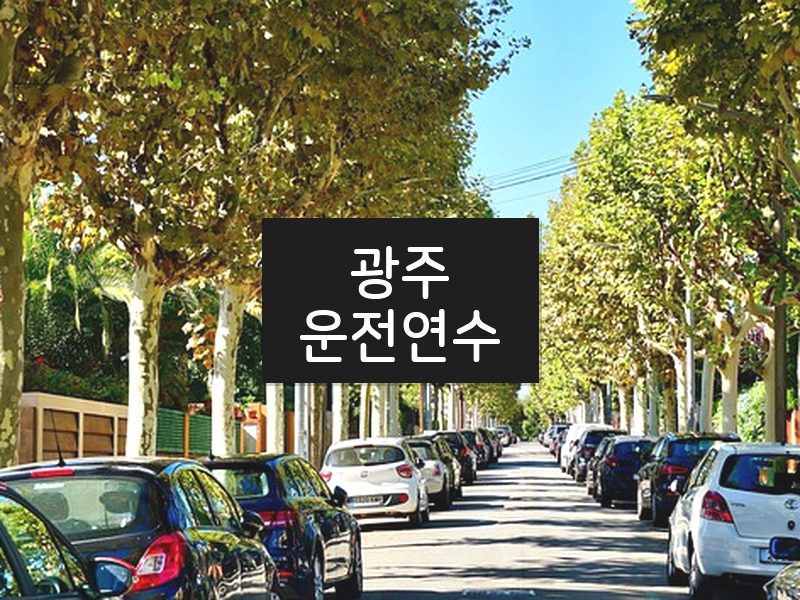 광주운전연수 후기