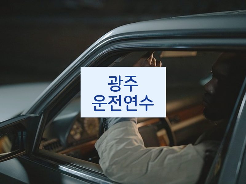 광주운전연수 후기